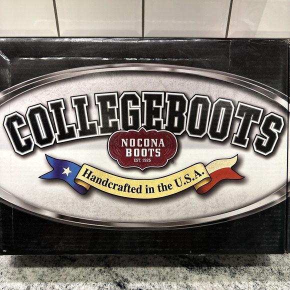 Kansas State University‎ KSU Nocona Leather Cowgirl Boots Women's 7.5 B Pointed - Picture 10 of 10